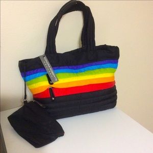 rainbow puffy bag Sandra robert’s